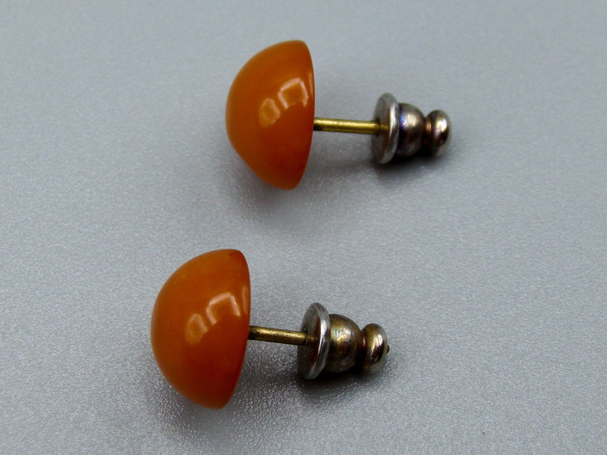 Antique Baltic Natural Amber Earrings - Kingdom of Antique Arts