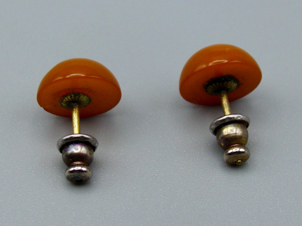 Antique Baltic Natural Amber Earrings - Kingdom of Antique Arts