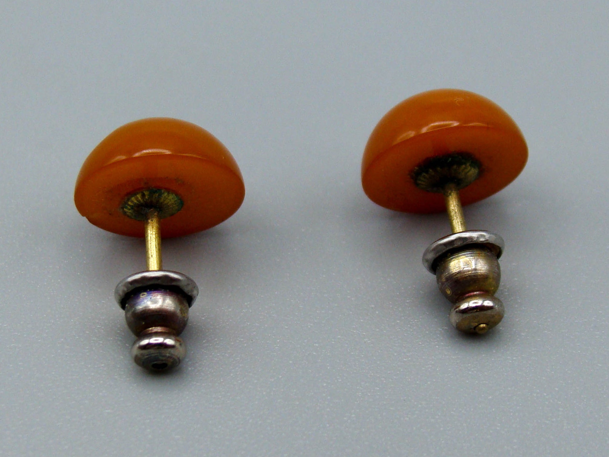 Antique Baltic Natural Amber Earrings - Kingdom of Antique Arts