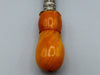 Antique Baltic egg yolk Natural Amber Hookah Mouthpiece - Kingdom of Antique Arts