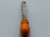 Antique Baltic egg yolk Natural Amber Hookah Mouthpiece - Kingdom of Antique Arts