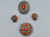 Antique Natural Undyed Mediterranean Red Coral Set - Kingdom of Antique Arts