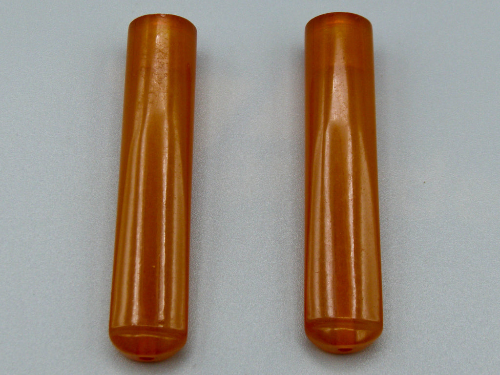 Pair of Antique Baltic Natural Amber Pipe - Mouthpiece - Kingdom of Antique Arts