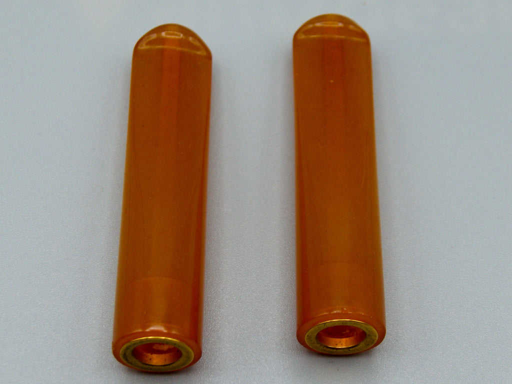 Pair of Antique Baltic Natural Amber Pipe - Mouthpiece - Kingdom of Antique Arts
