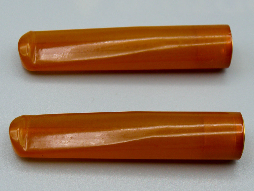 Pair of Antique Baltic Natural Amber Pipe - Mouthpiece - Kingdom of Antique Arts