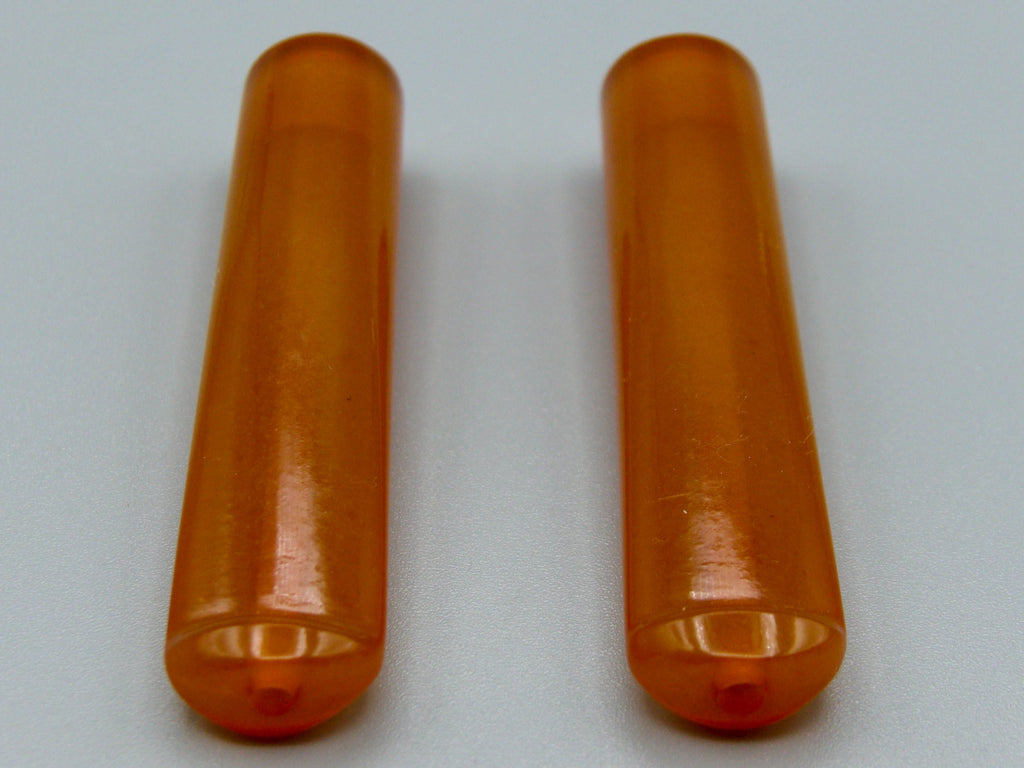 Pair of Antique Baltic Natural Amber Pipe - Mouthpiece - Kingdom of Antique Arts