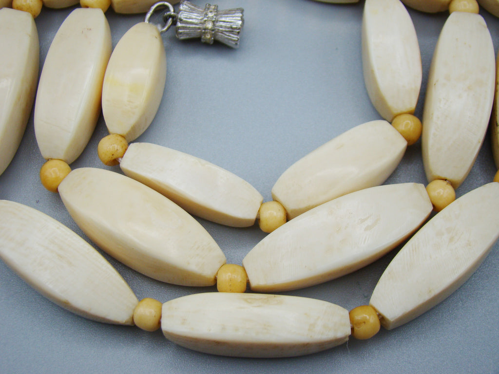 Antique Ivory, Natural Ivory, Ivory Necklace, Mediterranean Ivory, handcarved Ivory, Asien Ivory, Elephant Ivory, Ivory Chain