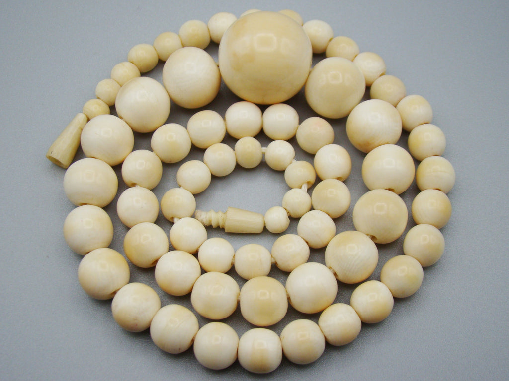 Antique Ivory, Natural Ivory, Ivory Necklace, Mediterranean Ivory, handcarved Ivory, Asien Ivory, Elephant Ivory, Ivory Chain