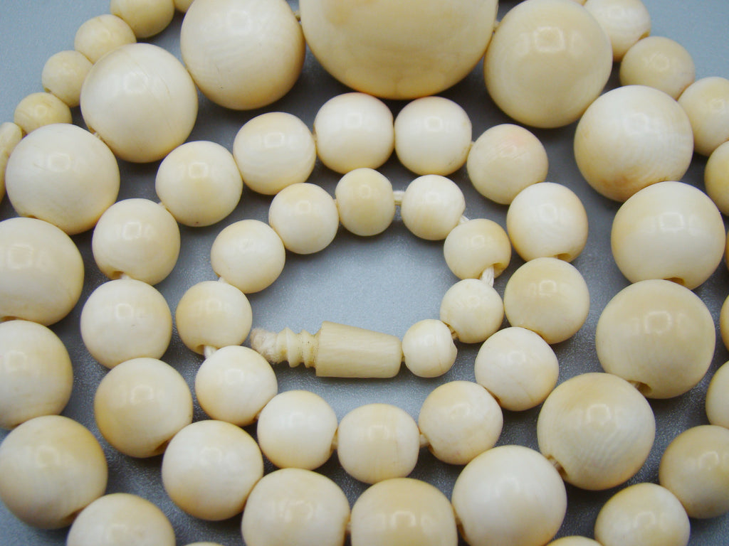 Antique Ivory, Natural Ivory, Ivory Necklace, Mediterranean Ivory, handcarved Ivory, Asien Ivory, Elephant Ivory, Ivory Chain
