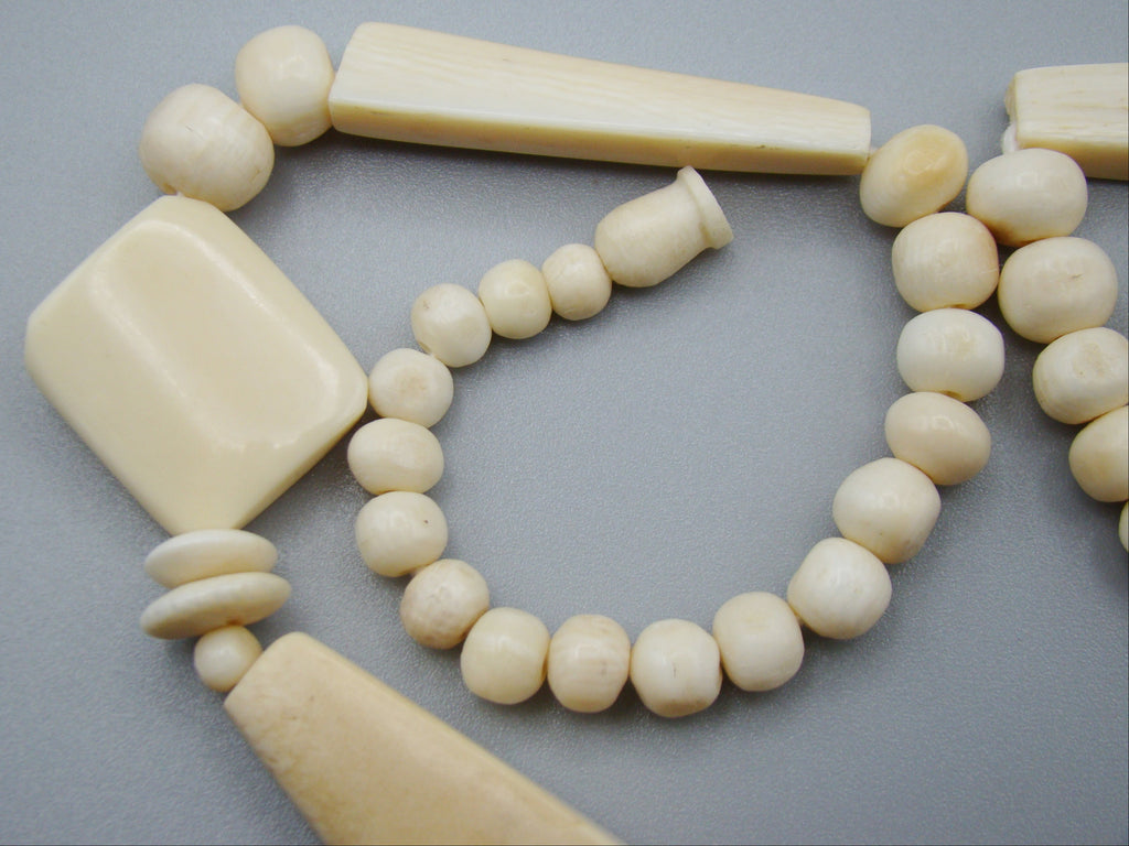 Antique Ivory, Natural Ivory, Ivory Necklace, Mediterranean Ivory, handcarved Ivory, Asien Ivory, Elephant Ivory, Ivory Chain