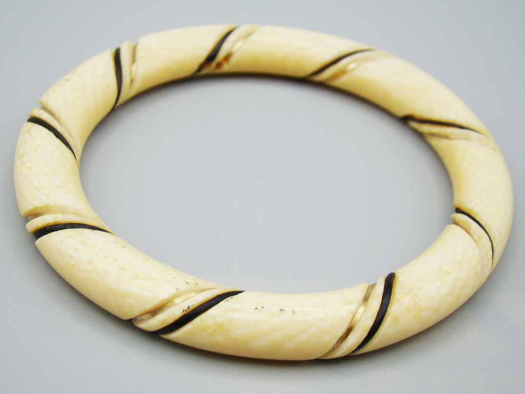 Antique Ivory, Natural Ivory, Ivory Bracelet, Mediterranean Ivory, handcarved Ivory, Asien Ivory, Elephant Ivory