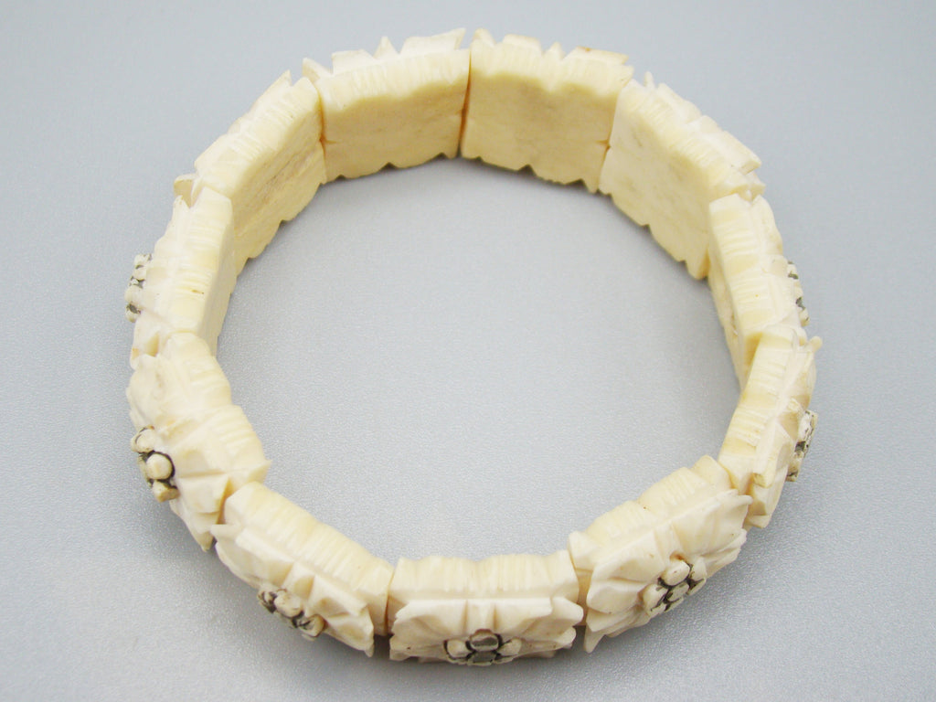 Antique Natural Bone Bracelet - Kingdom of Antique Arts