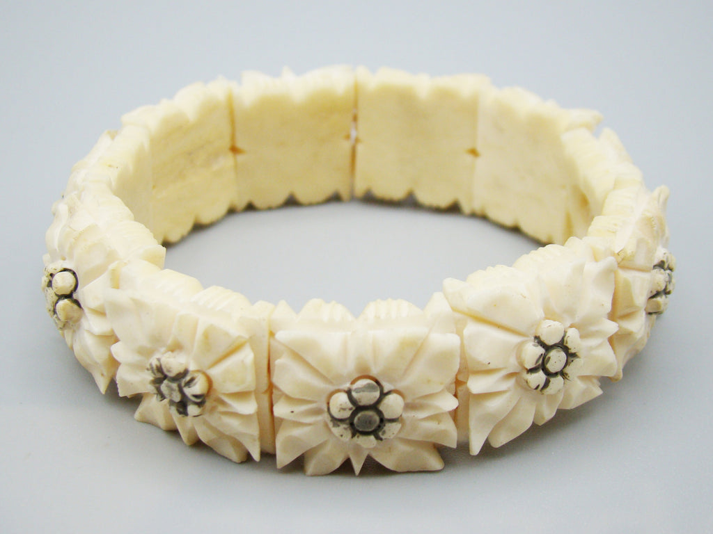 Antique Natural Bone Bracelet - Kingdom of Antique Arts