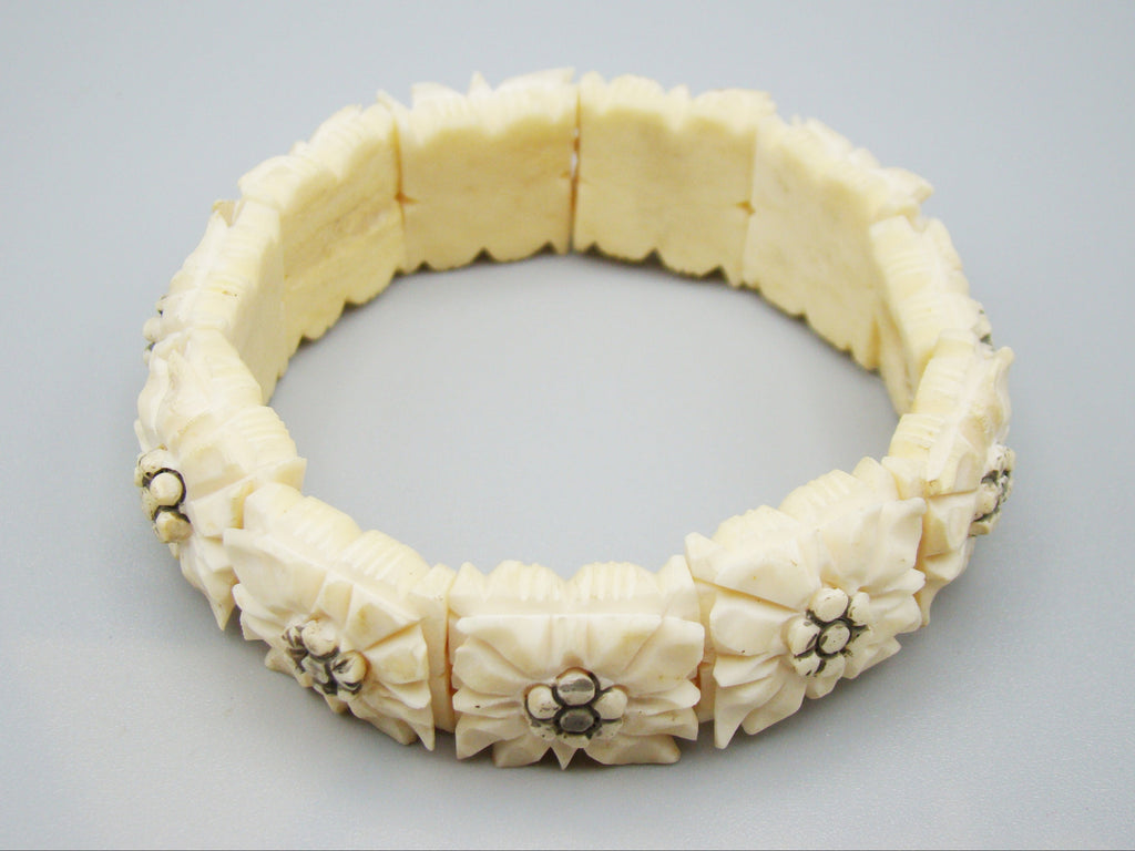 Antique Natural Bone Bracelet - Kingdom of Antique Arts