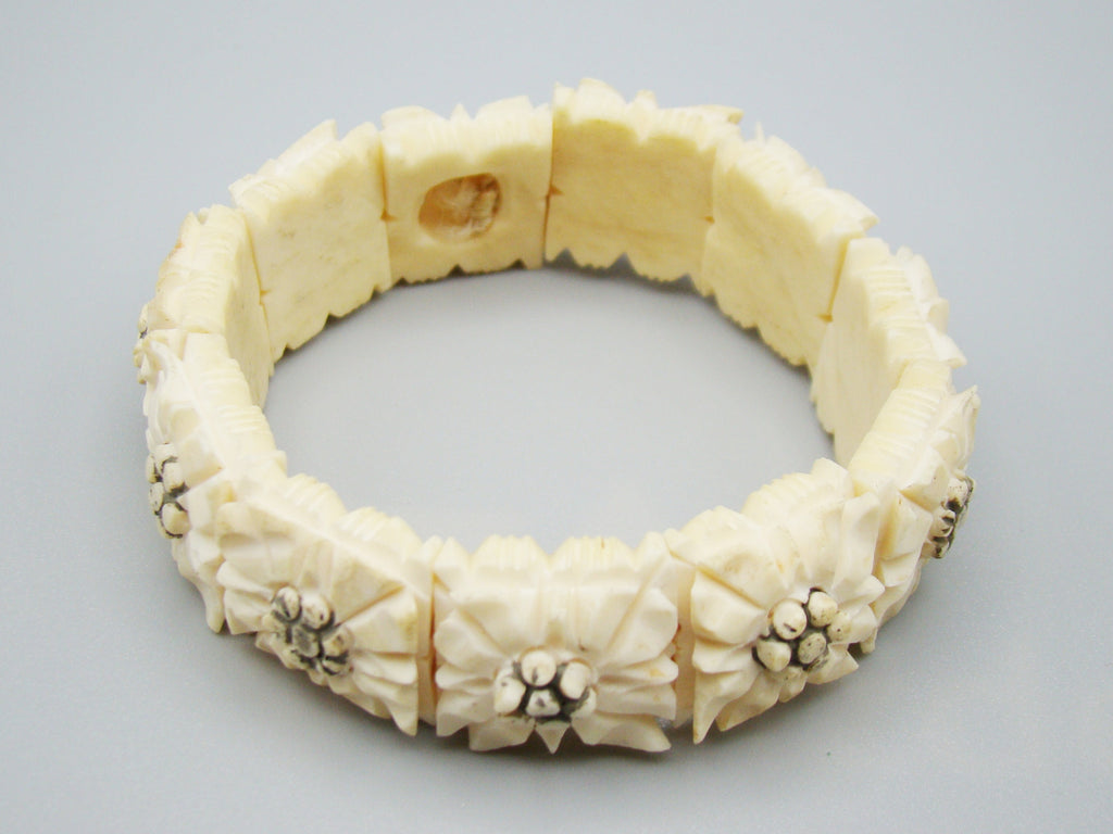Antique Natural Bone Bracelet - Kingdom of Antique Arts