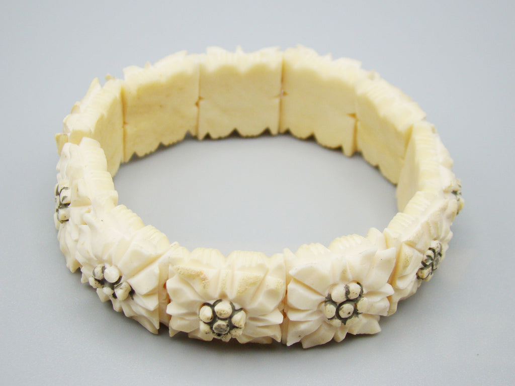 Antique Natural Bone Bracelet - Kingdom of Antique Arts