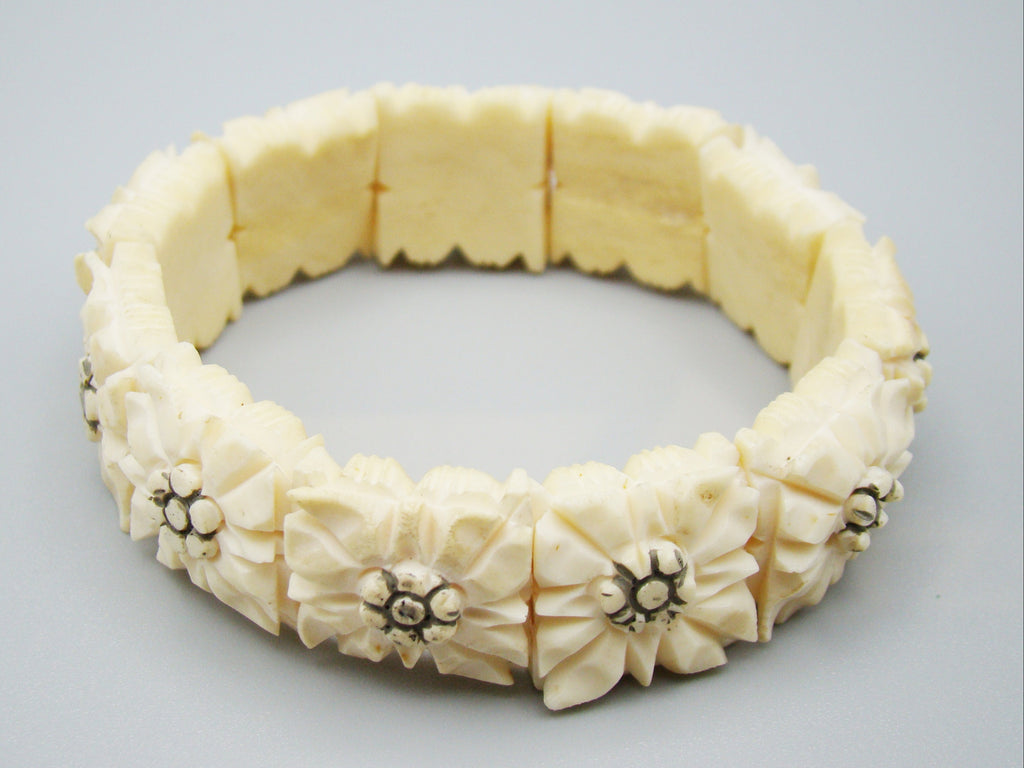 Antique Natural Bone Bracelet - Kingdom of Antique Arts