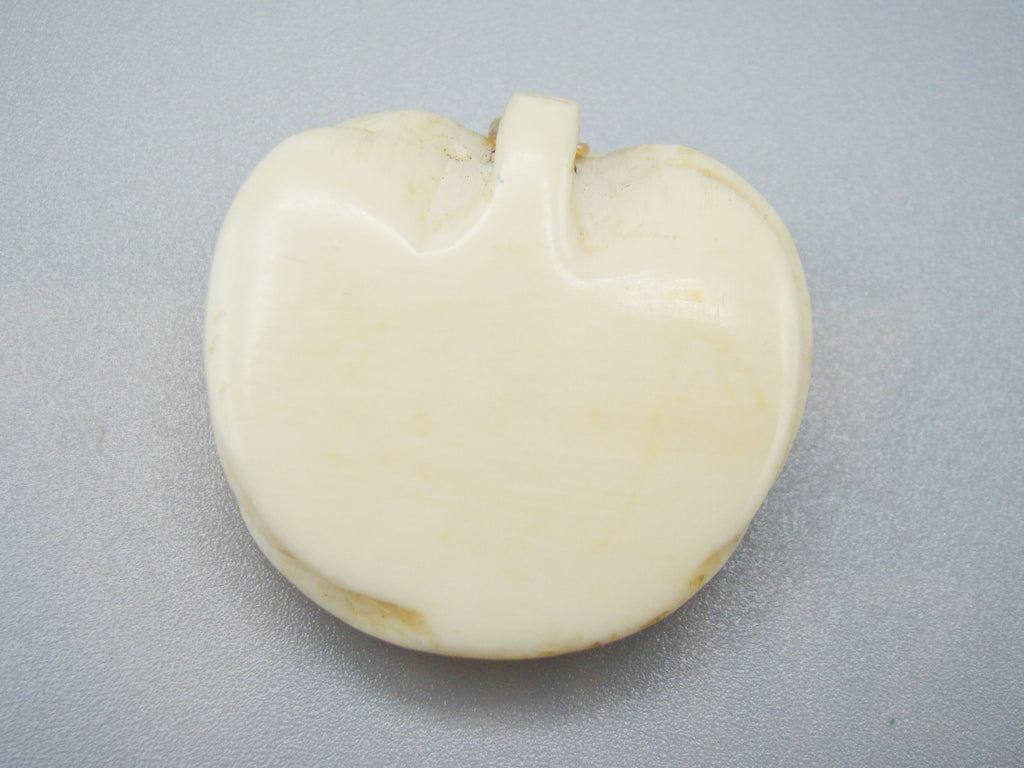 Antique Ivory, Natural Ivory, Mediterranean Ivory, handcarved Ivory, Asien Ivory, Elephant Ivory, Ivory Chain, Ivory Pendant, Gold 18K
