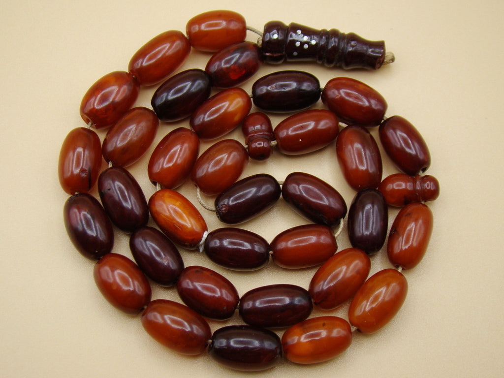 baltic amber, amber, antique, amber beads, egg Yolk, amber chain, Rosary beads, مسبحة, Masbaha, Muslim prayer beads حبيت الدورة ,العنبر الهندى, Rosary, Sterling Silver, Tassel, natural amber