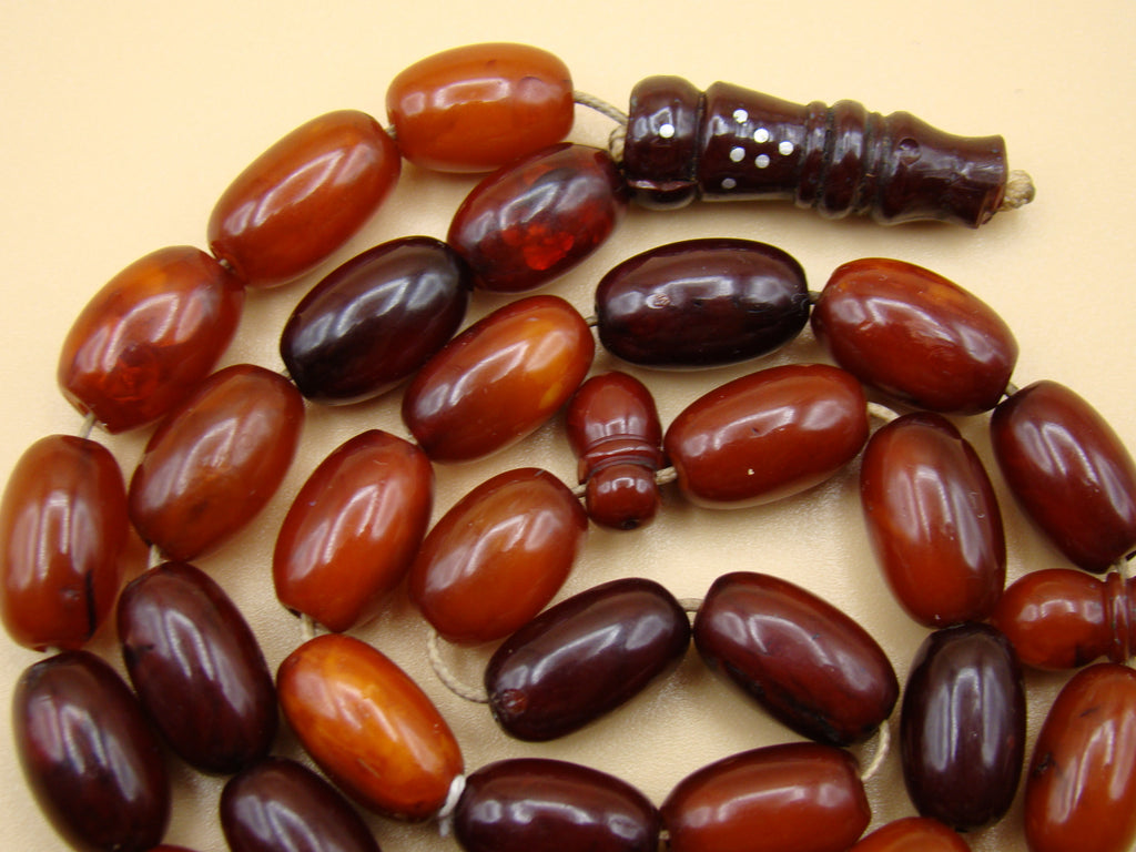 baltic amber, amber, antique, amber beads, egg Yolk, amber chain, Rosary beads, مسبحة, Masbaha, Muslim prayer beads حبيت الدورة ,العنبر الهندى, Rosary, Sterling Silver, Tassel, natural amber
